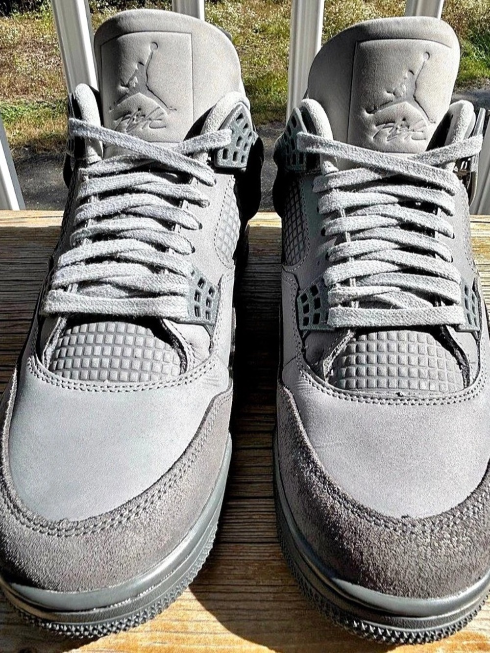 Nike Air Jordan 4 Retro SE "Wet Cement" Sneakers Gray Men’s 10.5